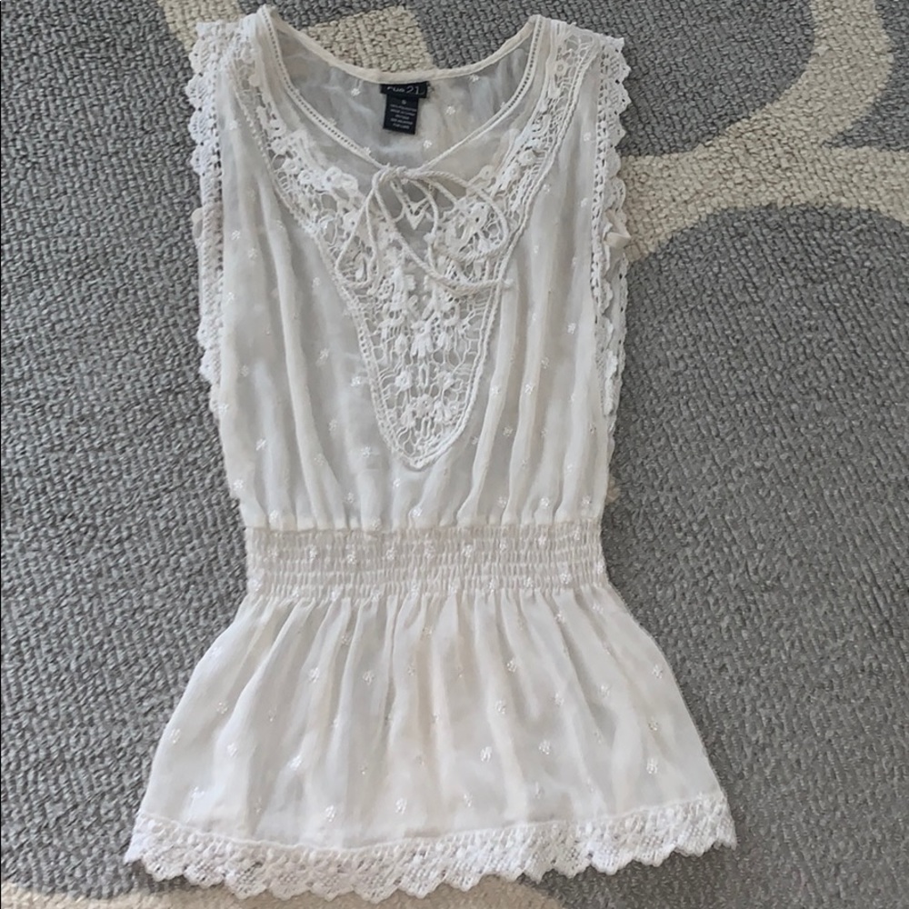 Rue 21 Sheer Lace Top